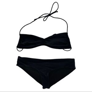 Victoria’s Secret Black Bandeau Bikini Size M